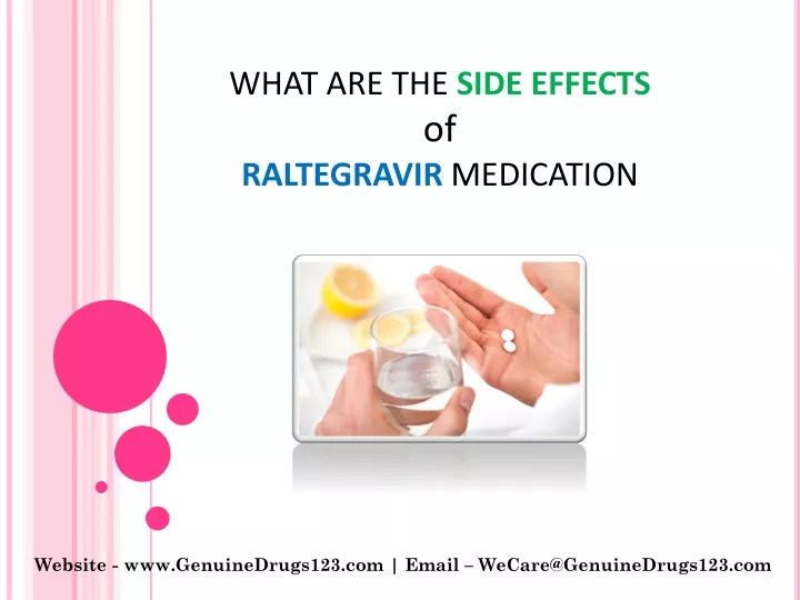 what are the side effects of raltegravir