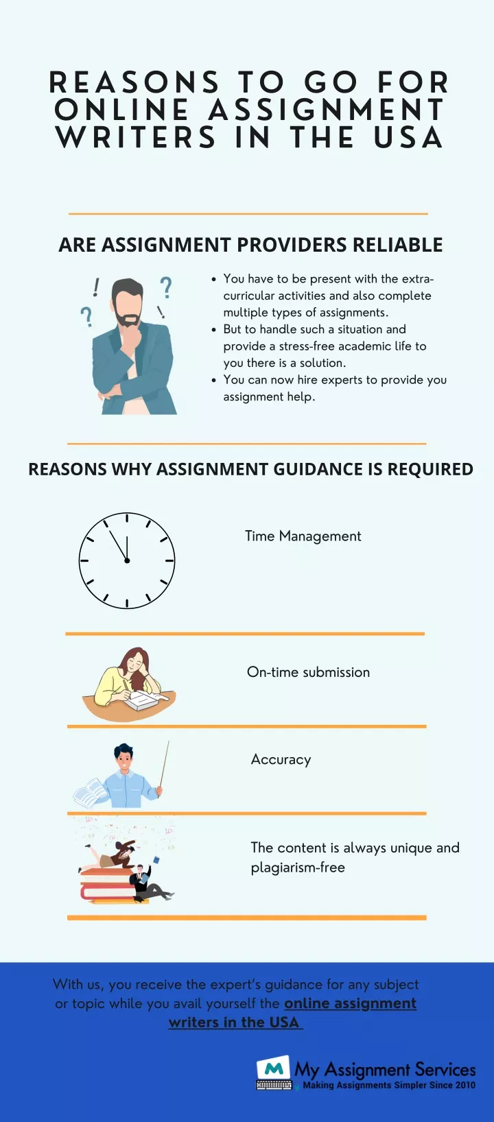 reasons to go for online assignment writers