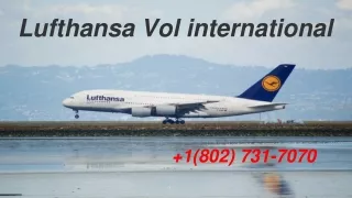 _Lufthansa Vol international  1(802) 731-7070