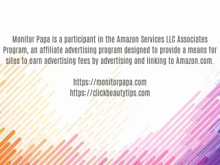 monitor papa is a participant in the amazon
