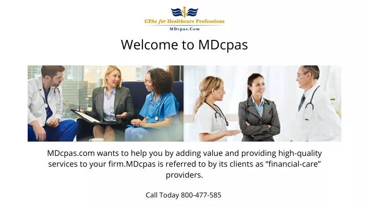 welcome to mdcpas