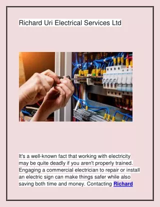 richard uri electrical services ltd