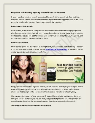 Indian Ayurvedic Hair Care Products