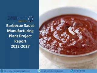 barbecue sauce manufacturing plant project report