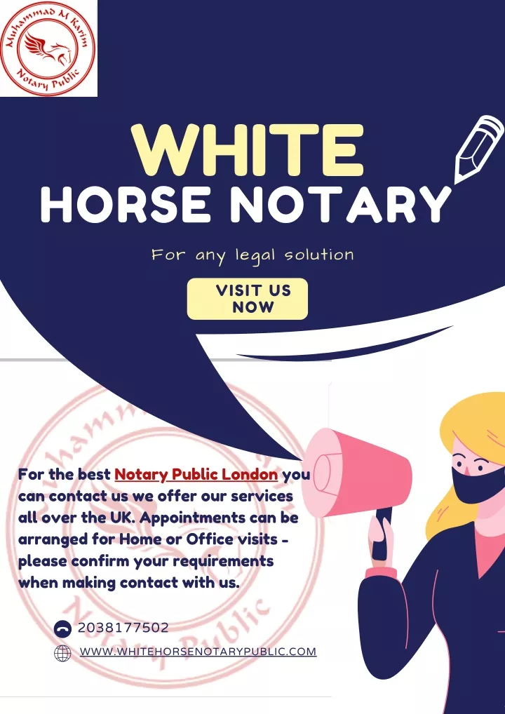 white horse notary