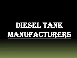Diesel Storage Tank | Underground Fuel Tank| Chennai| Tamil Nadu| India