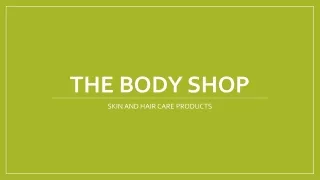 the body shop