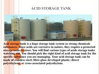 Acid Tank, Diesel Storage Tank, Underground Fuel Tank, Oil tank, Chennai