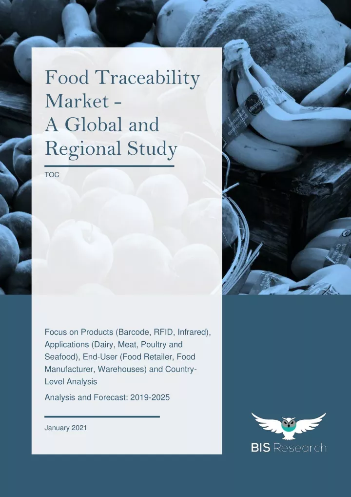 food traceability market a global and regional