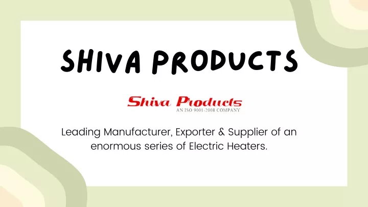 shiva products