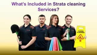 What is Strata Cleaning Services?