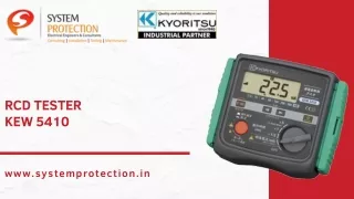 rcd tester kew 5410