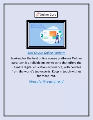 best course online platform
