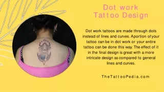 Dot work Tattoo Design