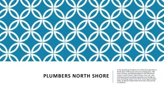 Plumbers North Shore PPT