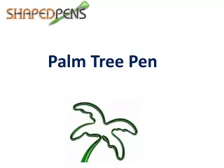 palm tree pen