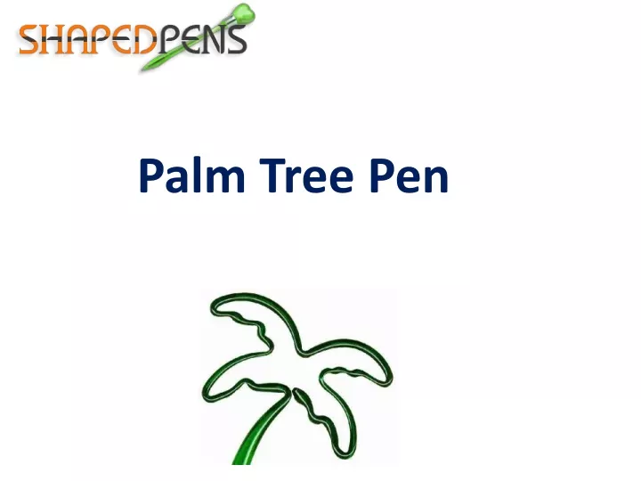 palm tree pen