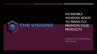 incredible window boxes to perfectly promote your products