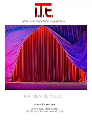 installation theatrical engineering