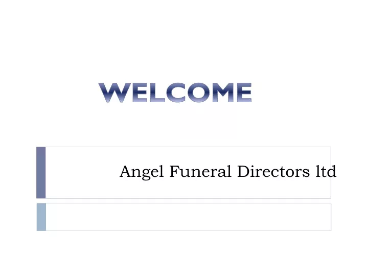 angel funeral directors ltd