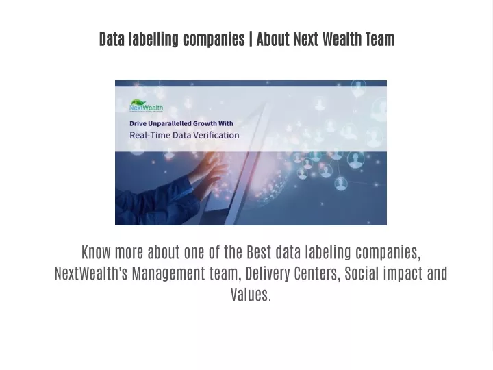 data labelling companies about next wealth team