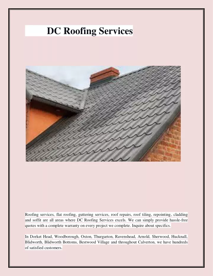 dc roofing services