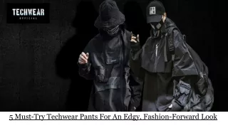 Techwear Pants
