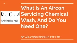 What Is An Aircon Servicing Chemical Wash, And Do You Need One?