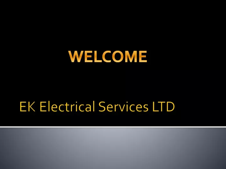 ek electrical services ltd