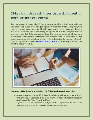 smes can unleash their growth potential with