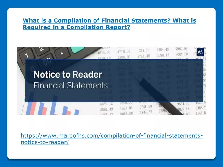 what is a compilation of financial statements