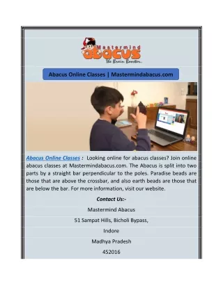 abacus online classes mastermindabacus com