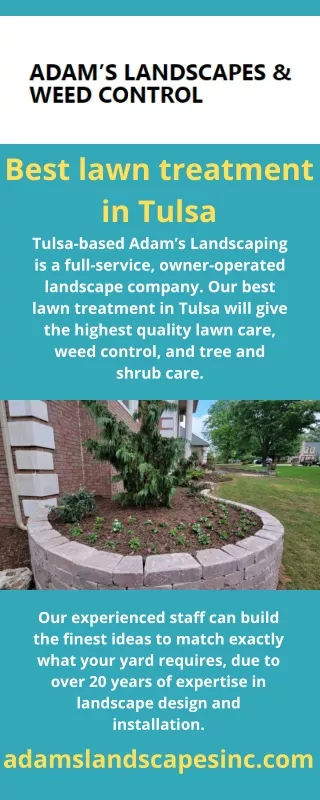 best lawn treatment in Tulsa