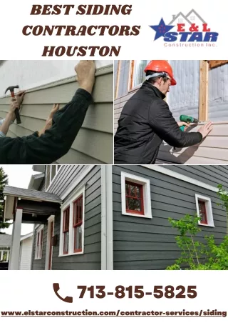 Best Siding Contractors Houston | E & L Star Construction
