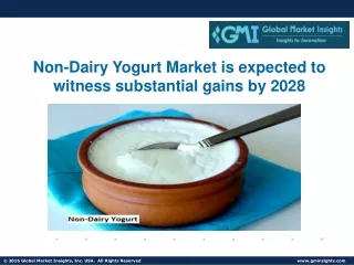 Non-Dairy Yogurt Market Growth, Analysis and Global Industry Outlook by 2028