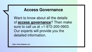 access governance