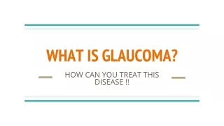 what is glaucoma