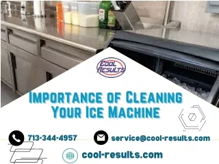 Importance of Cleaning Your Commercial Ice Machine