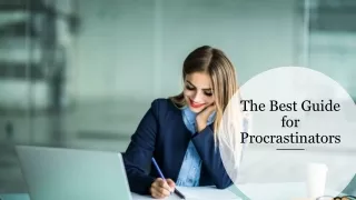 the best guide for procrastinators