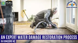 An Expert Water Damage Restoration Process in Concord NC