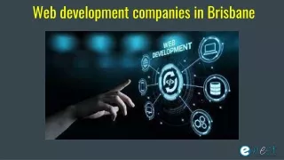 Web development companies in Brisbane