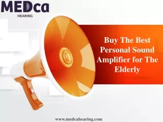 Buy The Best Personal Sound Amplifier for The Elderly