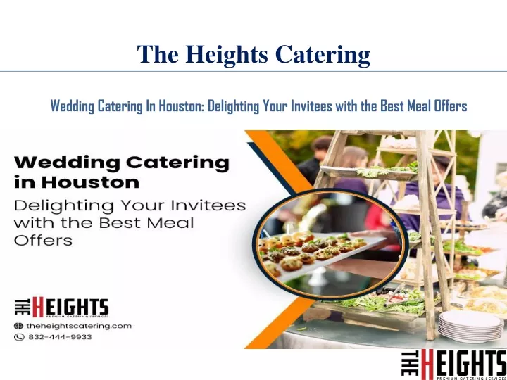 the heights catering