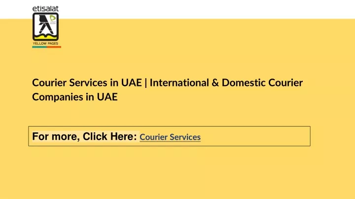 courier services in uae international domestic courier companies in uae