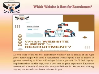 Which Website is Best for Recruitment