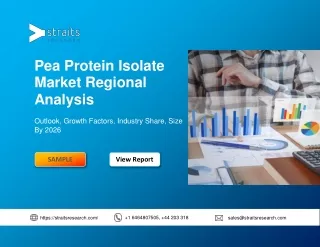 pea protein isolate market regional analysis