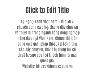 click to edit title