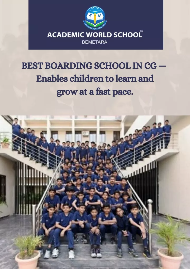 best boarding school in cg enables children