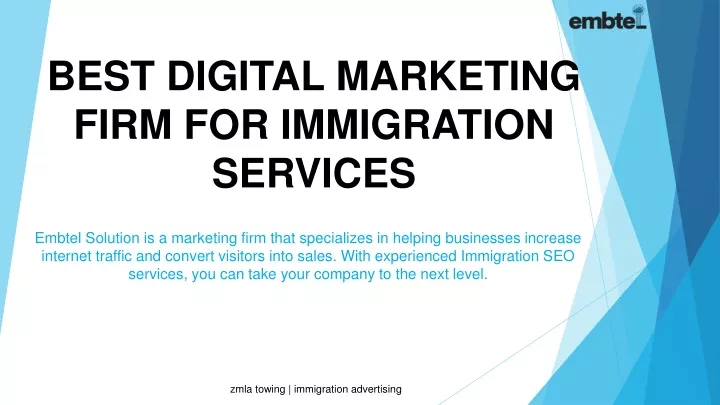best digital marketing firm for immigration services