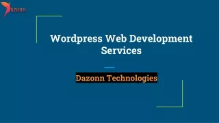 wordpress web development services